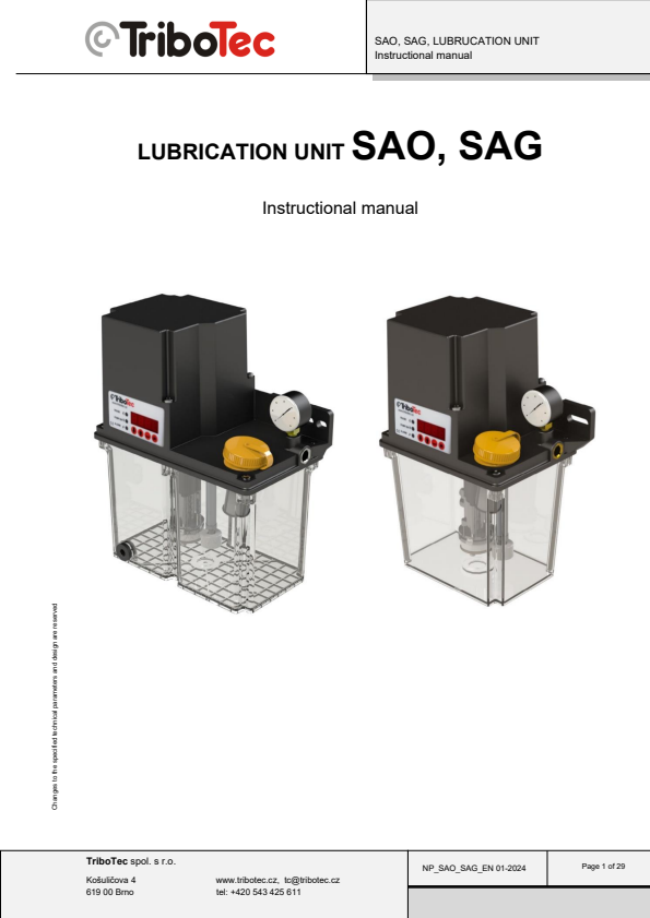 

SAO SAG E1 E2 INSTRUCTION MANUAL FINAL ENG 2024

